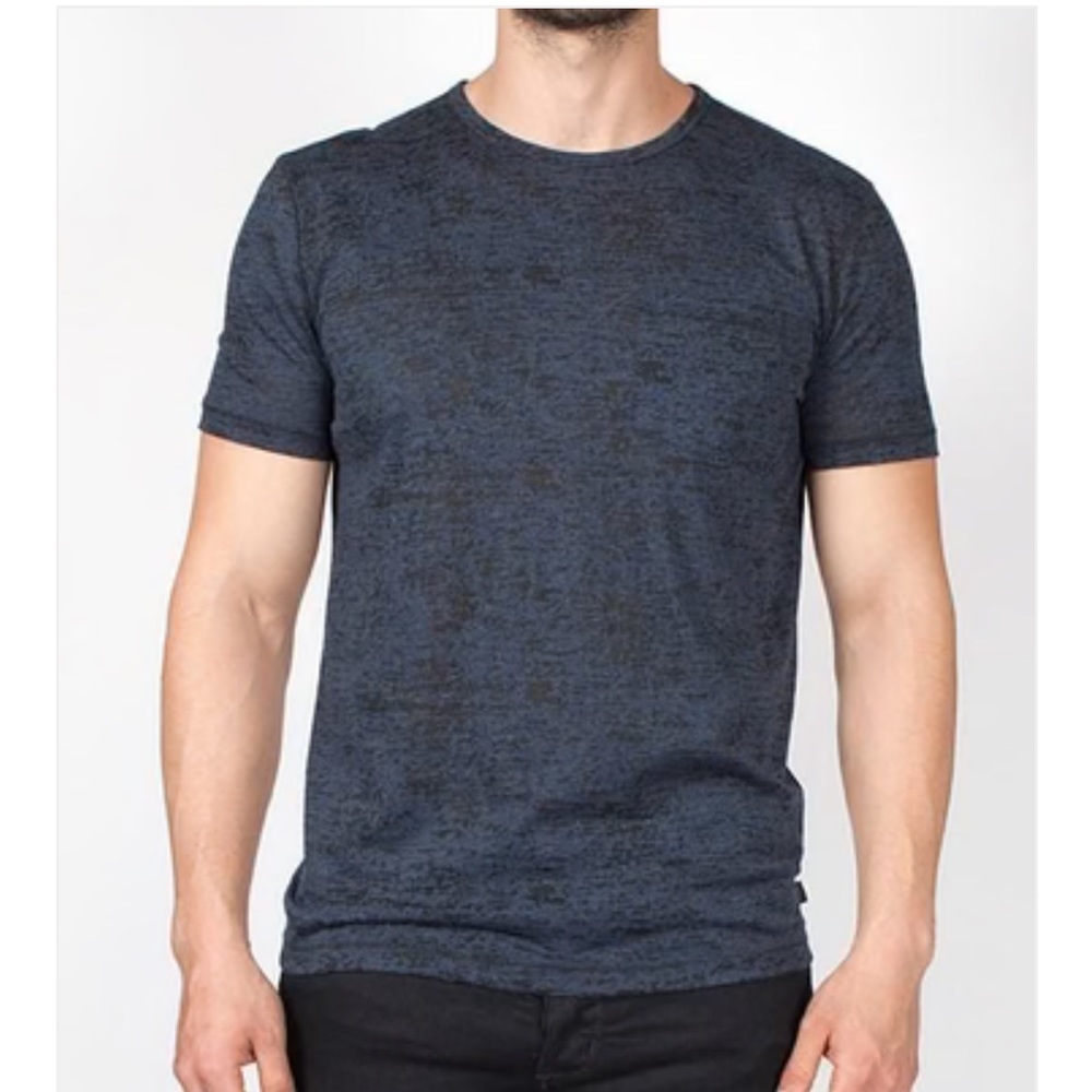 JOHN VARVATOS THE SHORT SLEEVE BURNOUT TEE